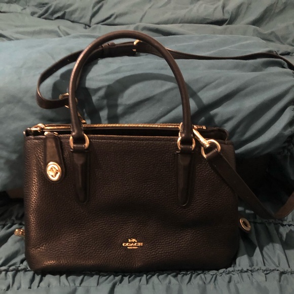 Coach black safety purse - Picture 1 of 6